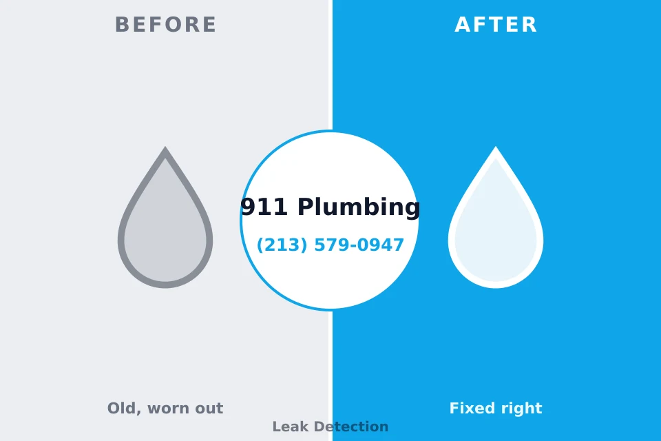 Before and after: plumbing repair West Monroe, LA